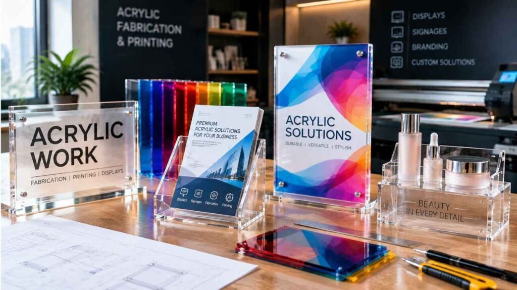 Acrylic Work: Complete Guide to Fabrication, & Printing