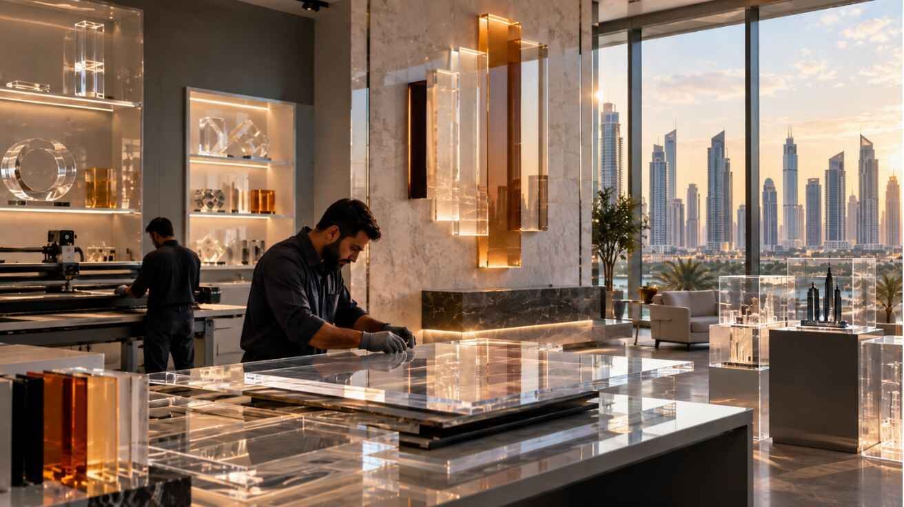 Acrylic Works in Dubai: Fabrication, Signage & Applications